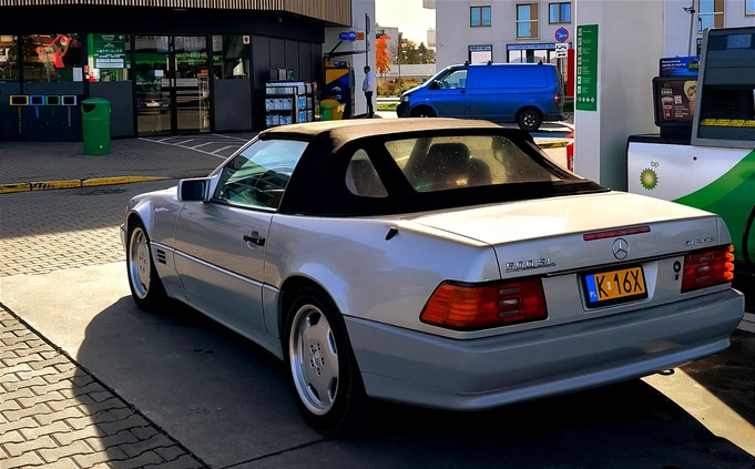 Mercedes-Benz SL cena 76500 przebieg: 135571, rok produkcji 1990 z Kraków małe 742